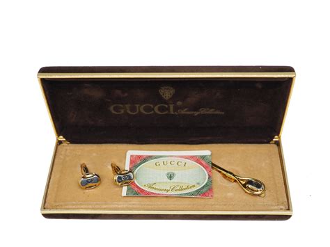 gucci clips|Gucci tie and cufflink set.